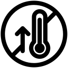 Corona guideline to check temperature of customer icon