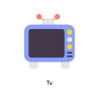 Tv vector icon