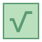 Quadratwurzel 2 icon