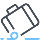 rouler une valise icon