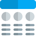 Detail and structural material specification in engineering drawing icon