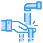 外部洗手-洗手和卫生-itim2101-蓝色-itim2101 icon