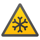 perigo de baixa temperatura icon