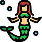 Mermaid icon