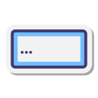 Formulário de entrada de texto icon