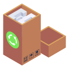 Cardboard icon