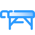 알류미늄으로 덮인 Massagetable icon