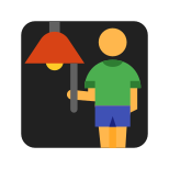 Turn the lights off icon