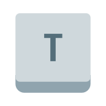 T Key icon