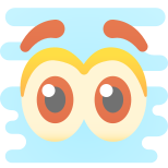 Olhos dos desenhos animados icon