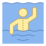 水泳者背面図 icon