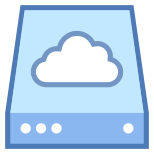 Cloud Speicherplatz icon