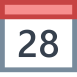 Calendário 28 icon