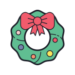 Christmas Wreath icon