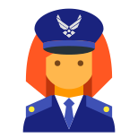 空軍司令官女性 icon