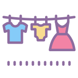 家庭服装 icon