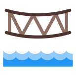 Ponte de corda icon