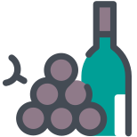 Wein und Trauben icon
