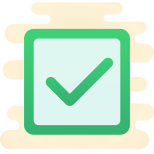 Ausgefüllte Checkbox icon