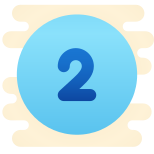 2 в кружке icon