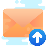 Upload de email icon