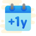 Plus 1 Year icon