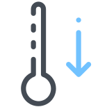 Termômetro para baixo icon