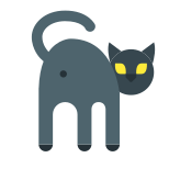 Попа кота icon
