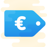 Euro Etiqueta de precio icon