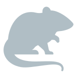 大鼠Silhuette icon