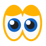 Augen Cartoon icon