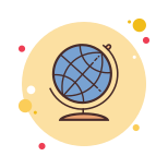 Globe terrestre icon