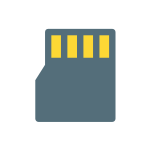 Карта памяти Micro SD icon