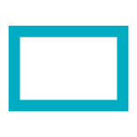 Trazo rectangular icon