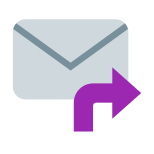 Transférer le message icon