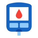 Monitor de diabetes icon