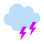 Cloud Lightning icon