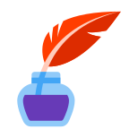 Quill With Ink icon