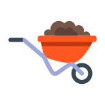 Wheelbarrow icon