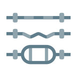 Barre à disques de musculation icon