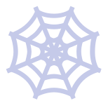 Spider web icon