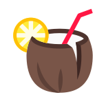 Cocktail à la noix de coco icon