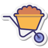 Wheelbarrow icon