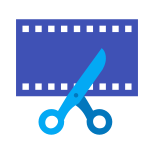 Trimming video icon