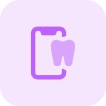 smartphone-esterno-per-prenotare-un-prossimo-appuntamento-visita-odontoiatrica-tritone-tal-revivo icon