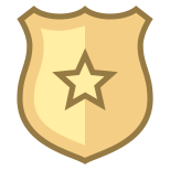 Distintivo de polícia icon