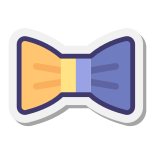 Bow Tie Half icon