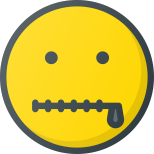 Zipped Mouth icon
