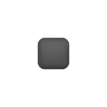 schwarzes-kleines-quadratisches-Emoji icon