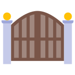 Cancello anteriore chiuso icon